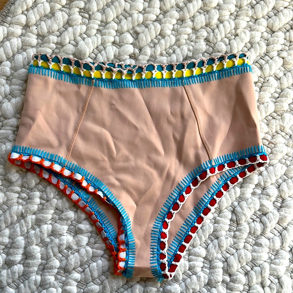 KIINI High-Waisted Bikini Bottoms L